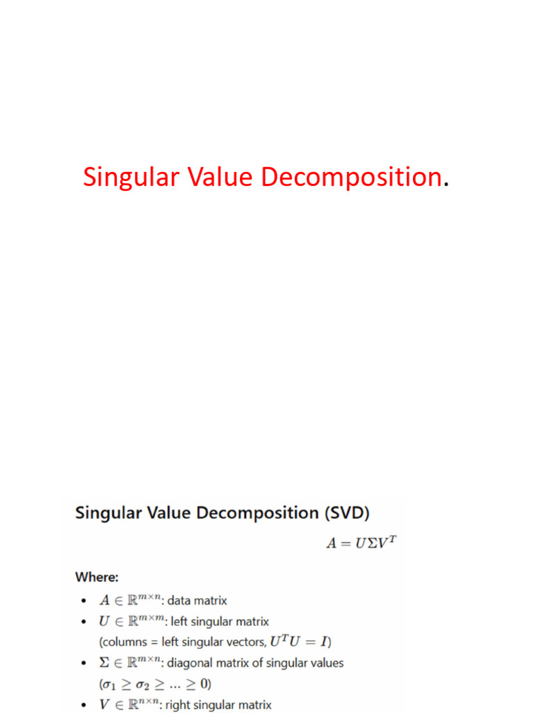 4 SVD | PDF