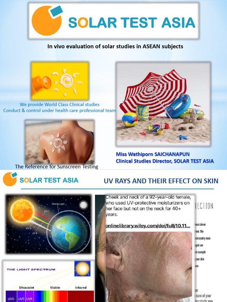 Solar Test Asia2026 | PDF | Sunscreen