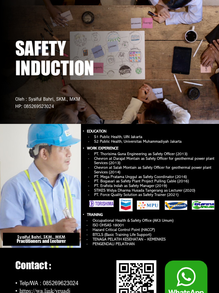 Safety Induction | PDF