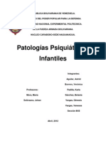 Patologias Psiquiatricas Infantiles