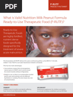 Ready-to-Use Therapeutic Food (RUTF) Guide | PDF | Dietary Supplements ...