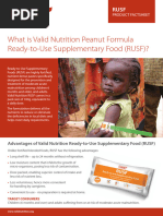 Ready-to-Use Therapeutic Food (RUTF) Guide | PDF | Dietary Supplements ...