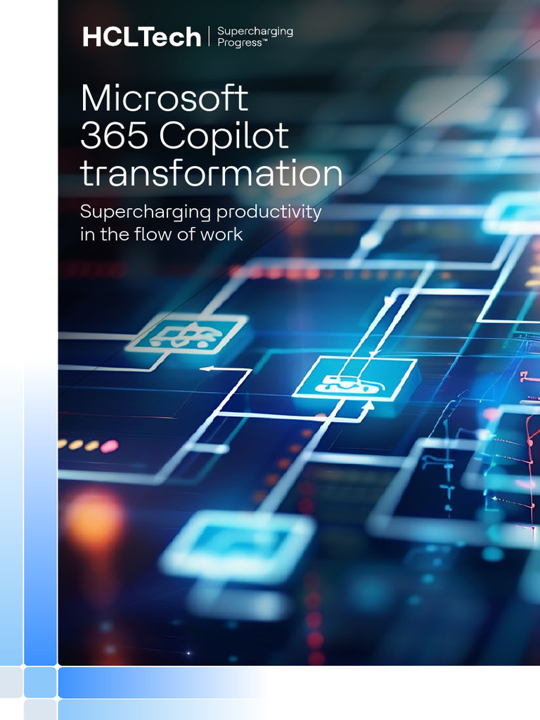 Microsoft 365 Copilot Transformation Brochure | PDF | Computing ...