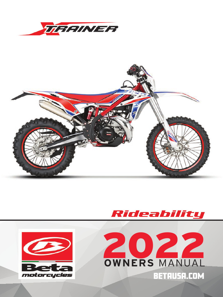 2022_Beta_Xtrainer_Owner manual_web | PDF | Headlamp | Brake