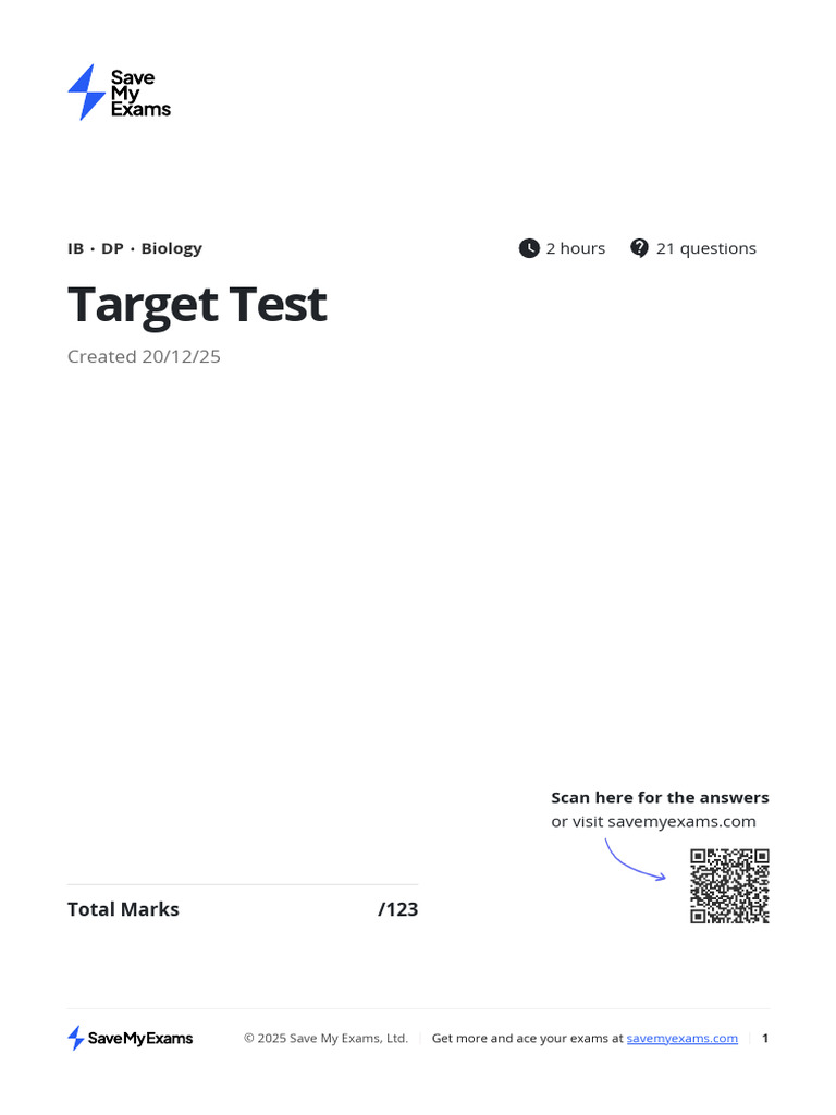 target test ori 3 | PDF | Cell (Biology) | Messenger Rna