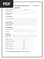 Travelling & Subsistance Claim Form | PDF