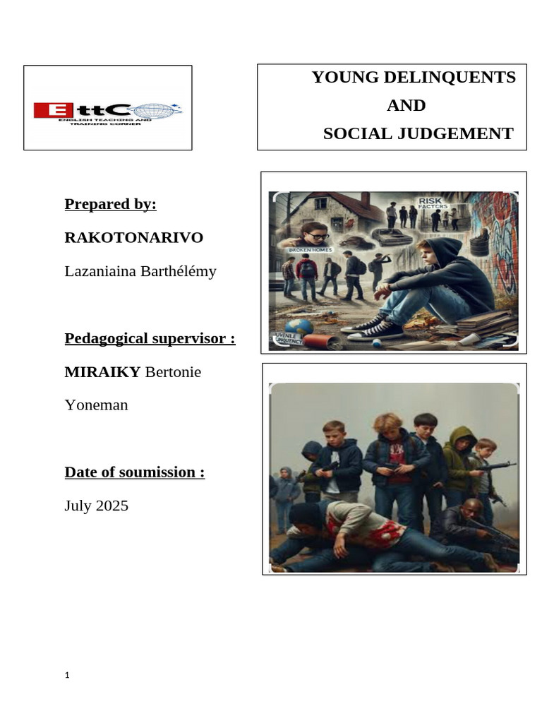 My Book | PDF | Violence | Juvenile Delinquency