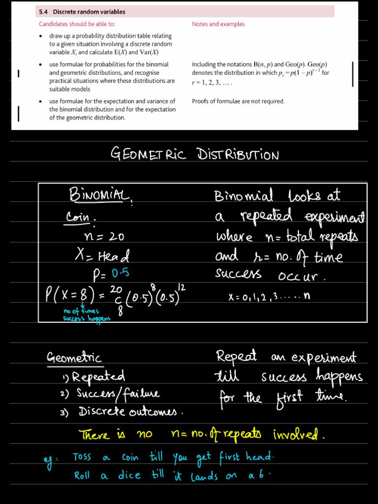 s1 Geometric Distribution Copy (5) Copy (3) Copy | PDF | Probability ...