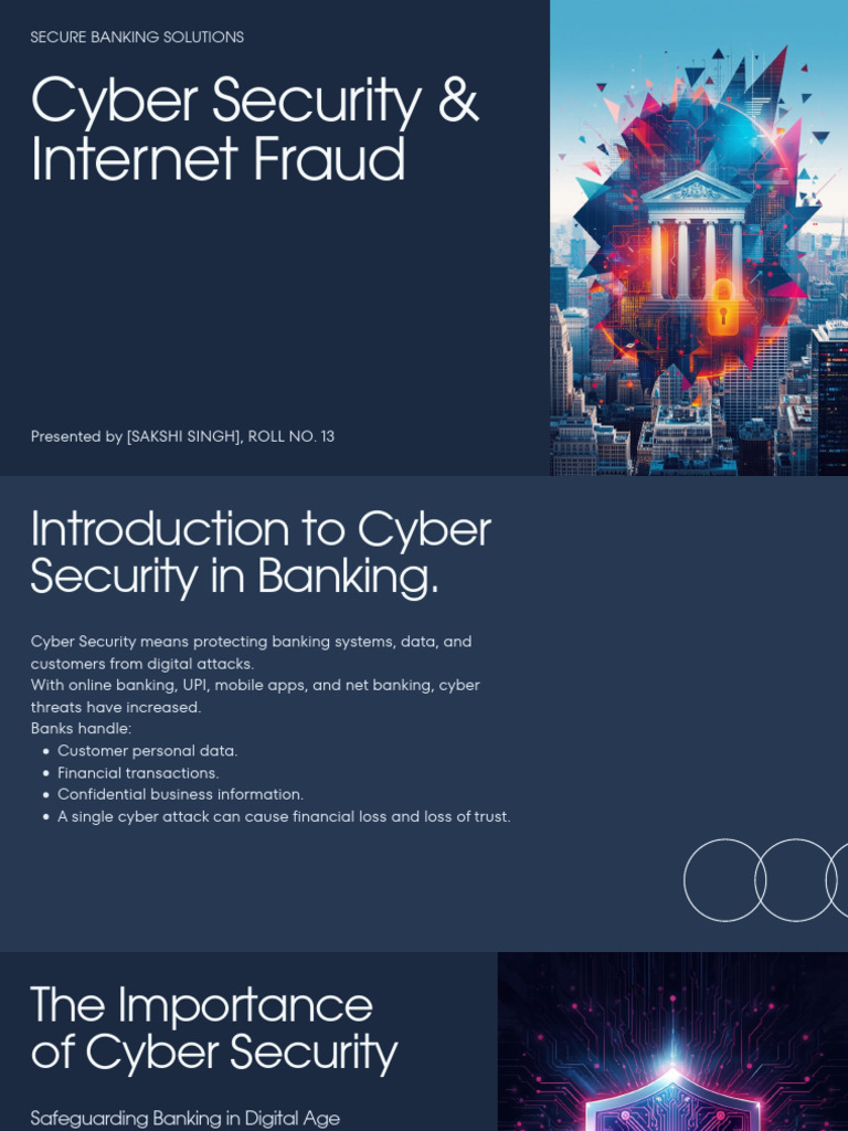Presentation - Cyber Security & Internet Fraud | PDF | Security ...