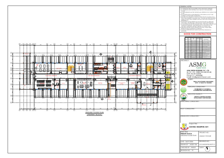 01 Ground Floor Plan - Primary Block | PDF | Chess Theory | Chess