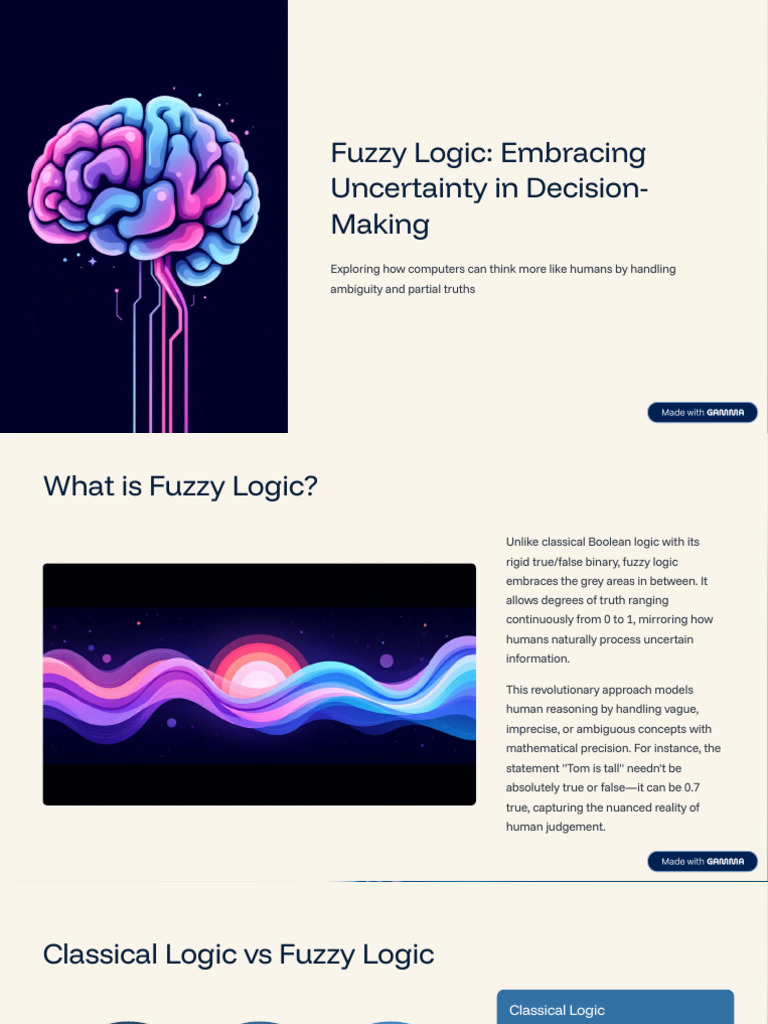 Fuzzy-Logic-Embracing-Uncertainty-in-Decision-Making | PDF | Fuzzy ...
