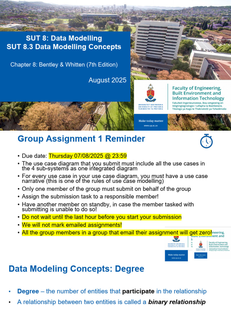 SUT 8.3 Data Modelling Concepts_class Exercise Solution | PDF | Data ...