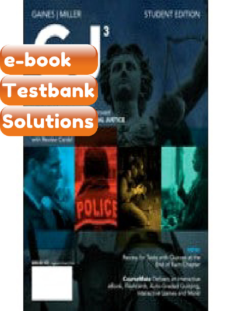 Testbank CJ 3rd Edition Fast Download | PDF | Subscription Business ...