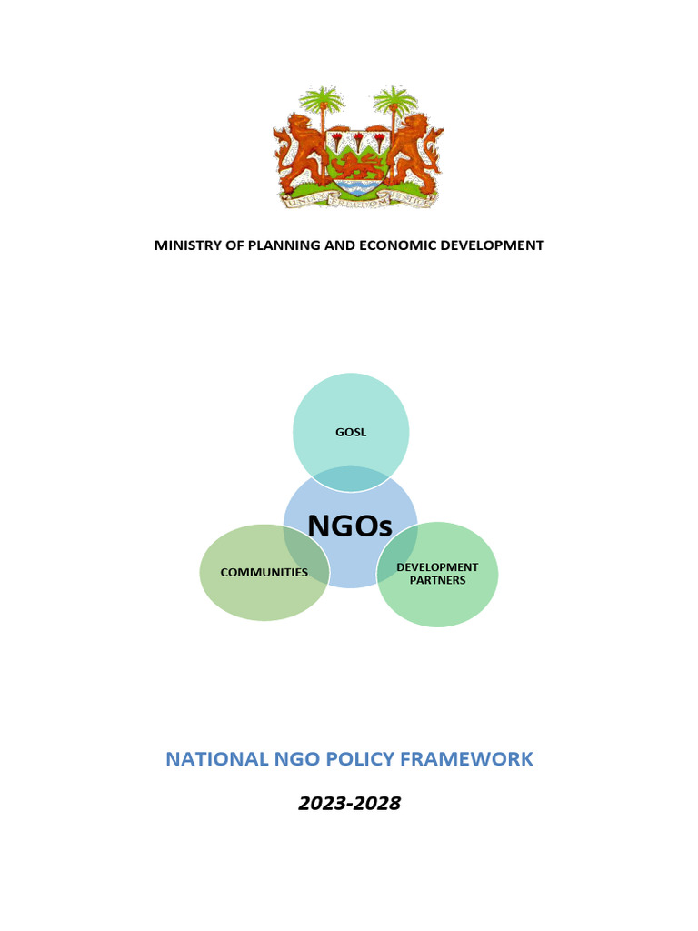 NGO Policy Framework 2023 2028 | PDF | Non Governmental Organization ...