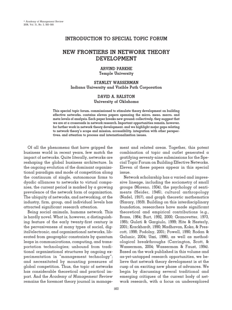 Sitasi NT 1 | PDF | Social Network | Game Theory