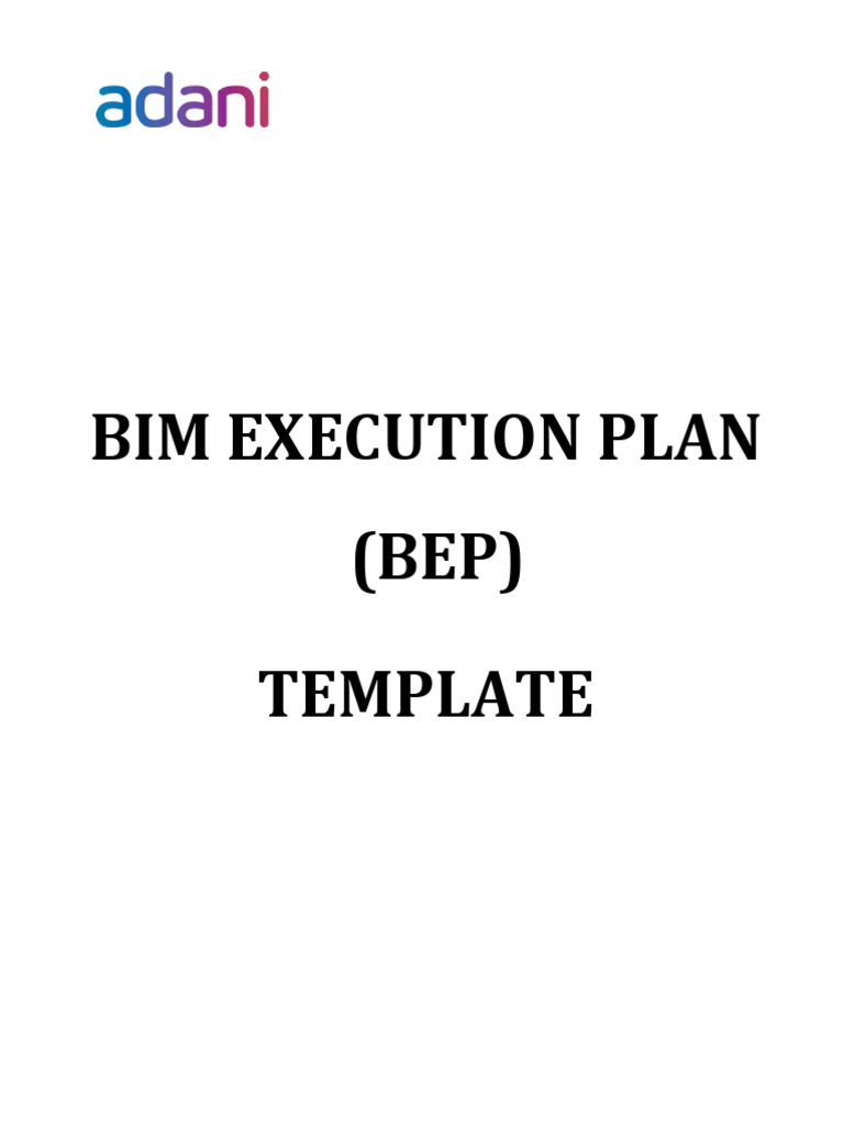 Annexture 01 Bep Template | PDF | Building Information Modeling ...
