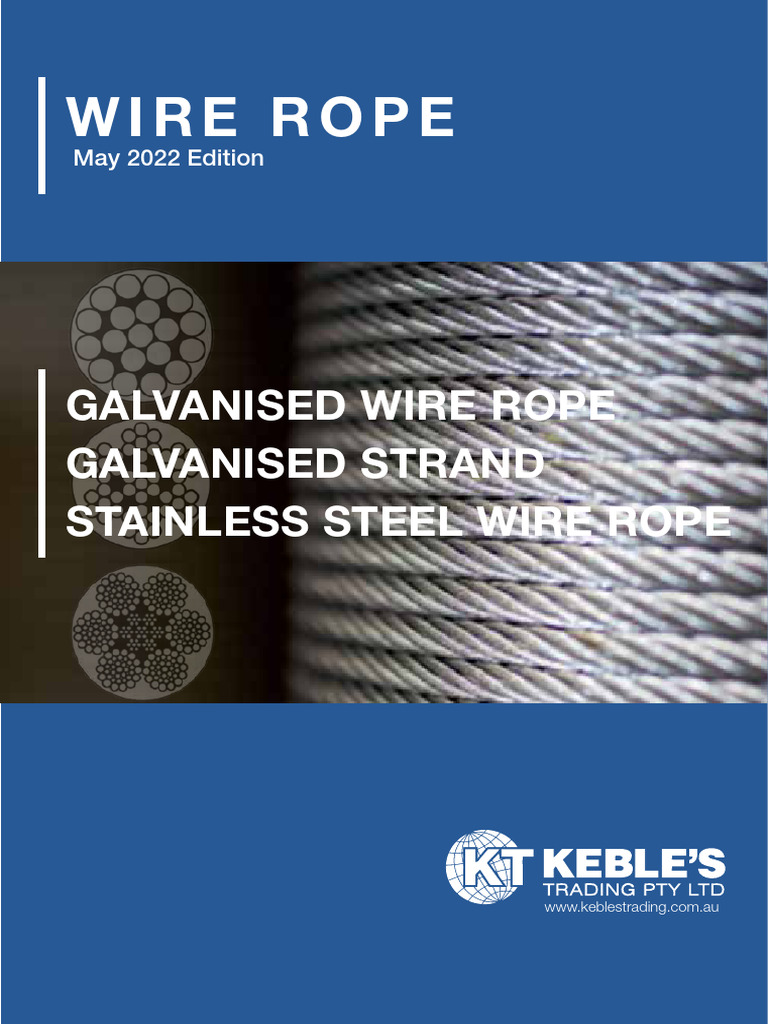 Wire Rope Catalogue May2022 Edition | PDF