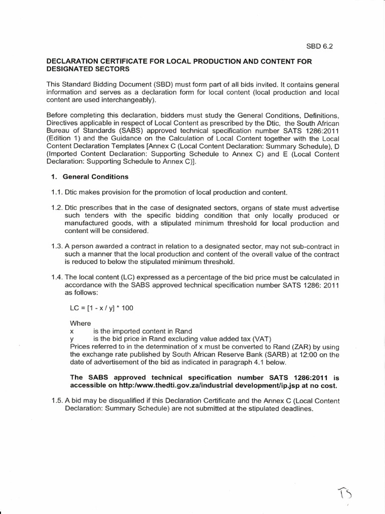SBD 6.2 RFQ | PDF