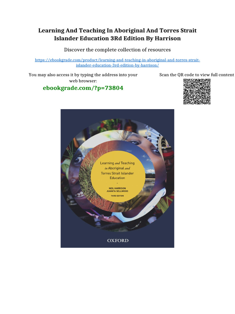 Learning and Teaching in Aboriginal and Torres Strait Islander ...