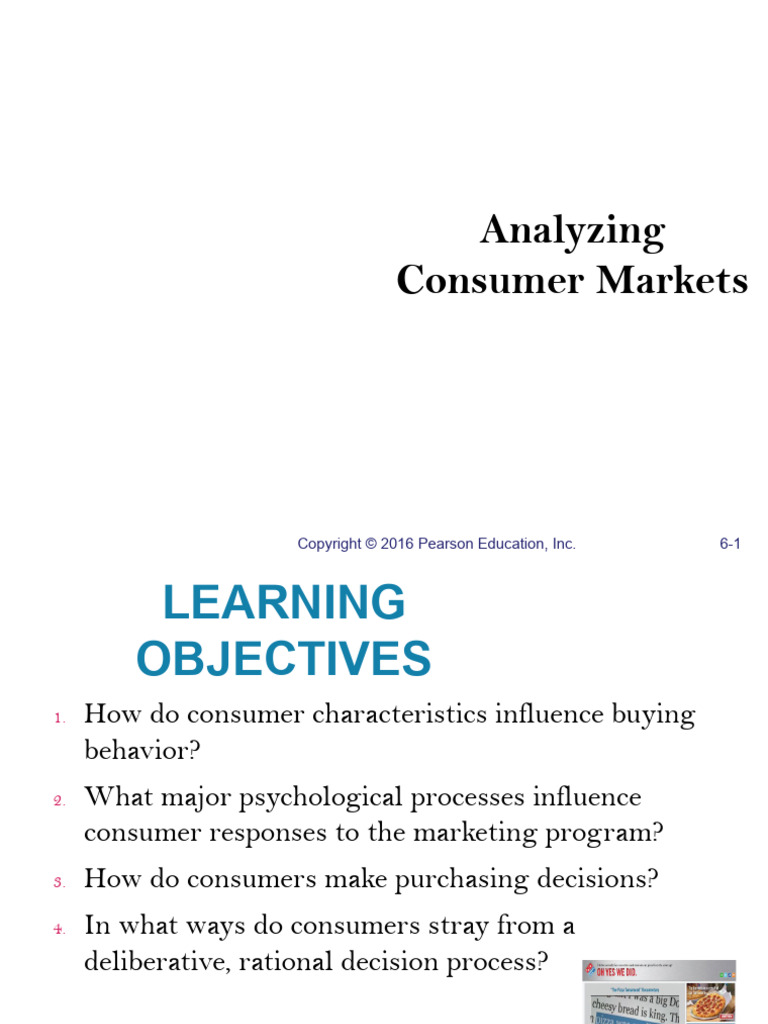Analyzing Consumer Markets | PDF | Consumer Behaviour | Motivational