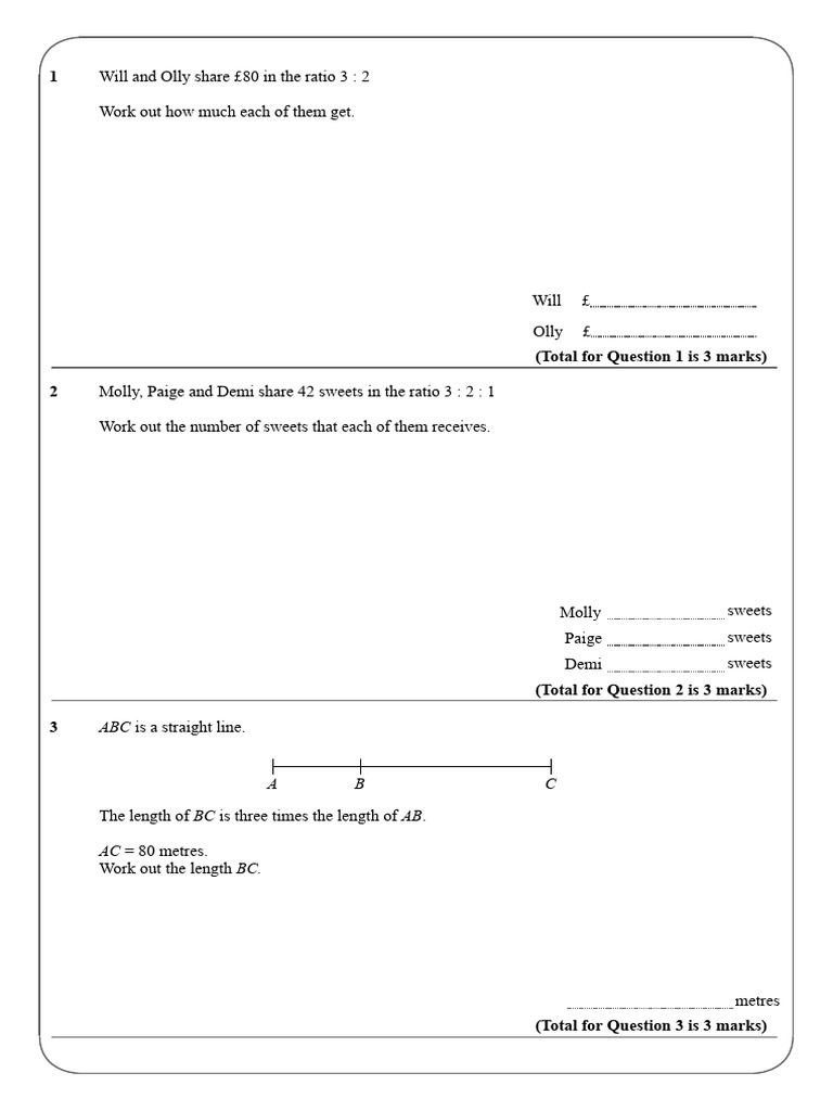 Igce Sharing Ratio | PDF | Cakes | Penny