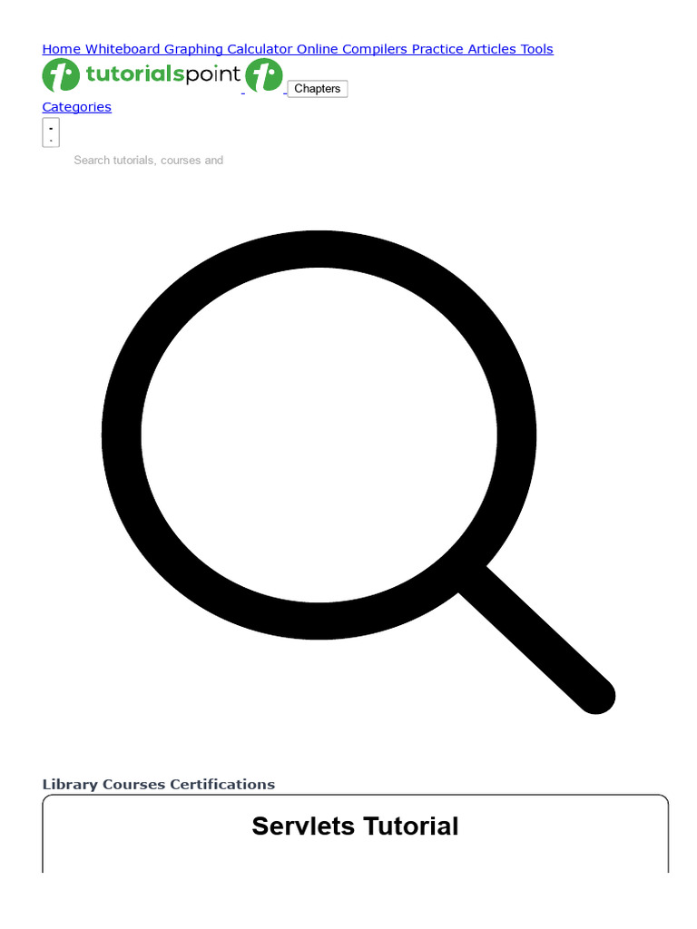 Www.tutorialspoint.comservletsindex.htm | PDF | Java (Programming ...