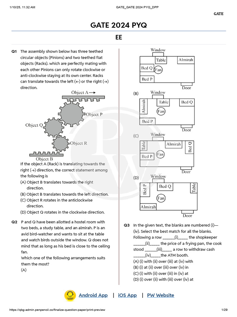 Gate 2024 Pyq (Q&a) | PDF | Computer Engineering | Electromagnetism