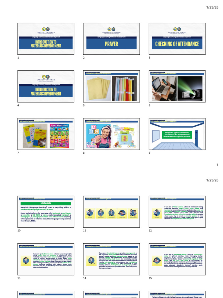 LLMD Lesson No. 1 | PDF | Learning | Language Acquisition
