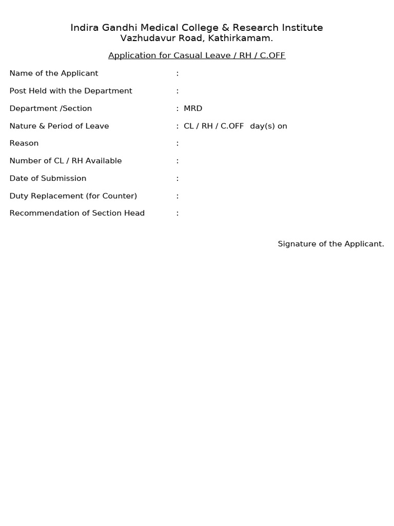 CL Form | PDF