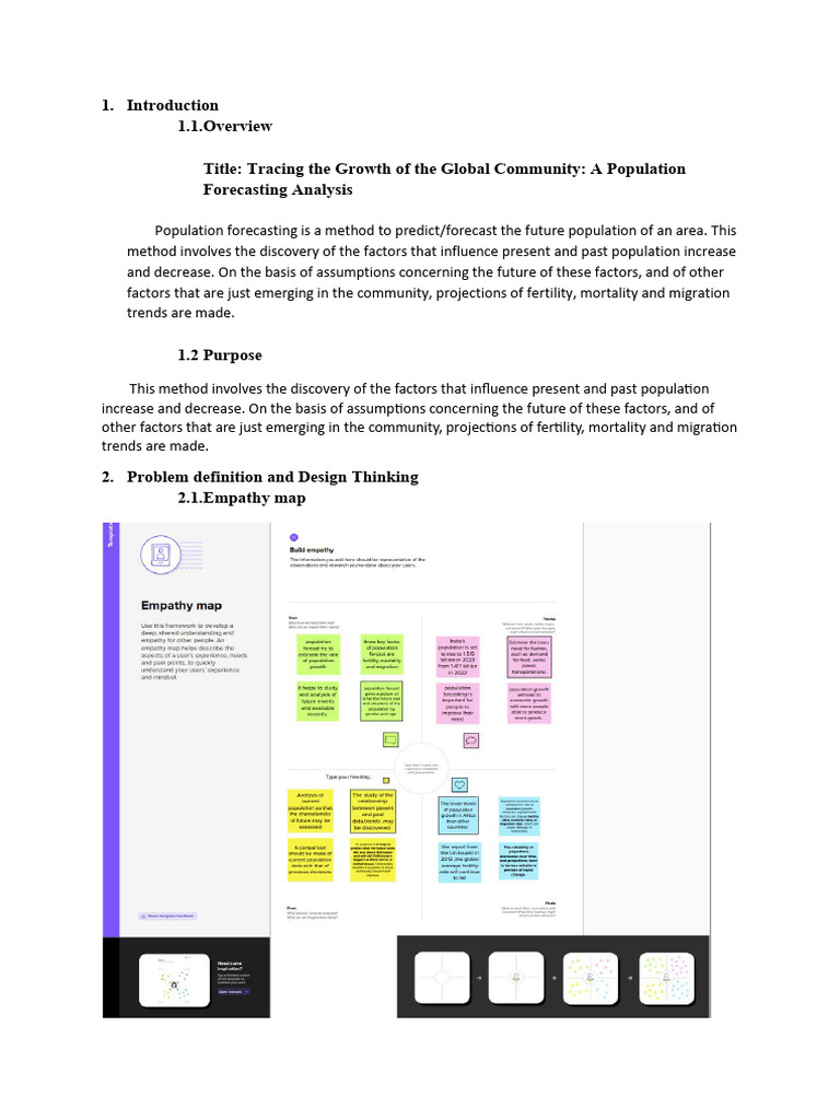 Suba - Document Population Forcasting Analysis | PDF | Forecasting