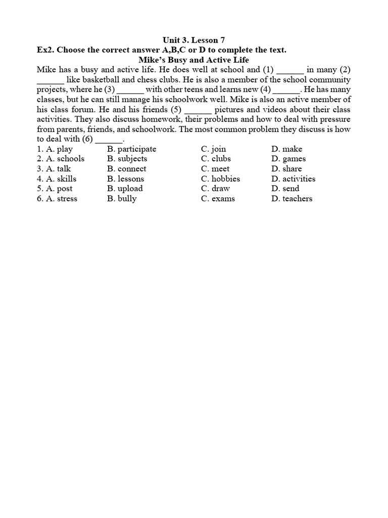 Unit 3 Lesson 7 Ea461 | PDF