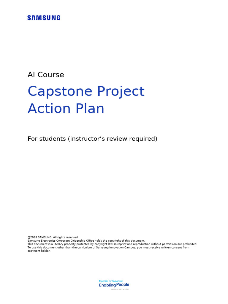 1 Project Action Plan | PDF | Information Retrieval | Artificial ...