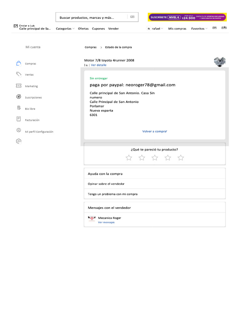 Detalle de La Compra | PDF