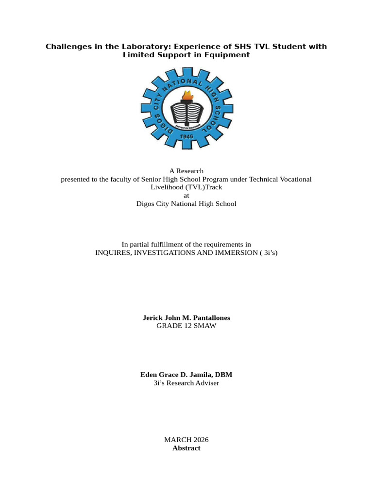 3is ResearchFormat Jerick Pantallones | PDF | Qualitative Research ...