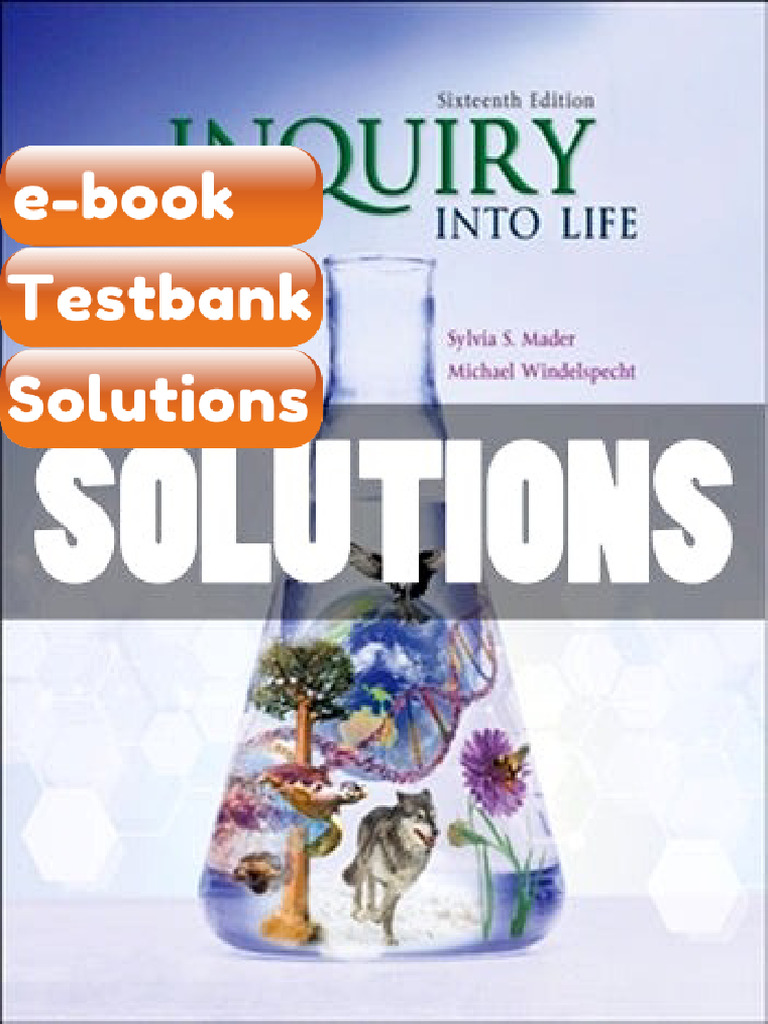Testbank Solutions Inquiry Into Life 16 Ed Mader Fast Download | PDF ...