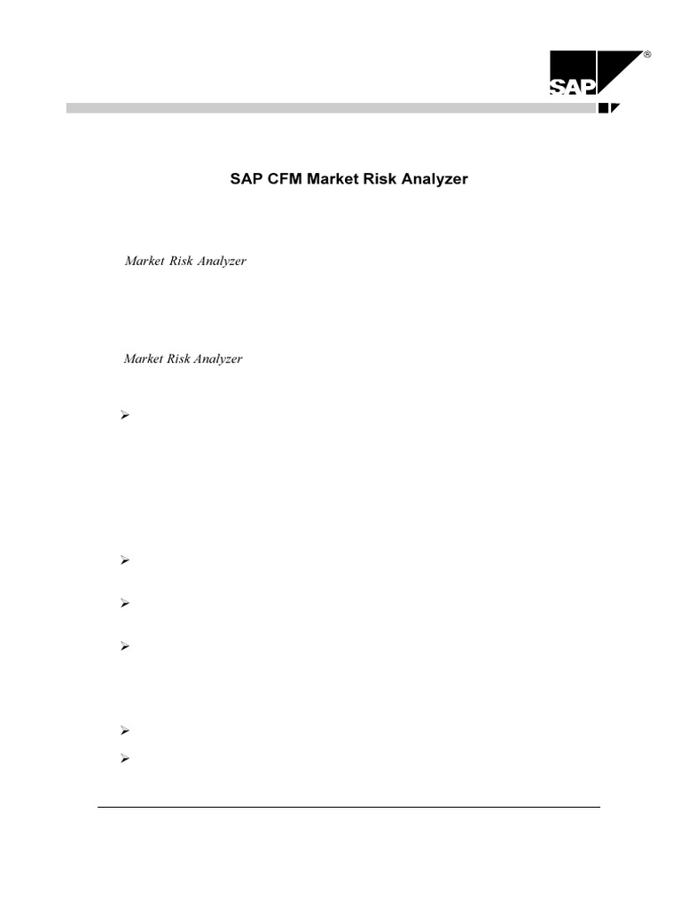 CFM (Market Risk Analyzer) | PDF | Greeks (Finance) | Option (Finance)