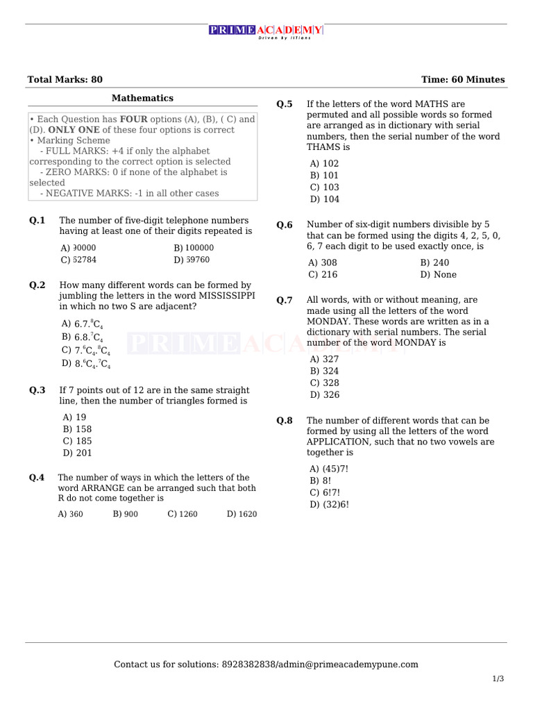 UTM 27 (Question_Paper) | PDF | Mathematical Objects | Mathematics