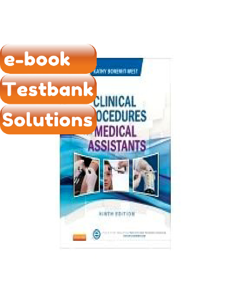 Clinical Procedures for Medical Assistants 9th Edition by Bonewit West ...