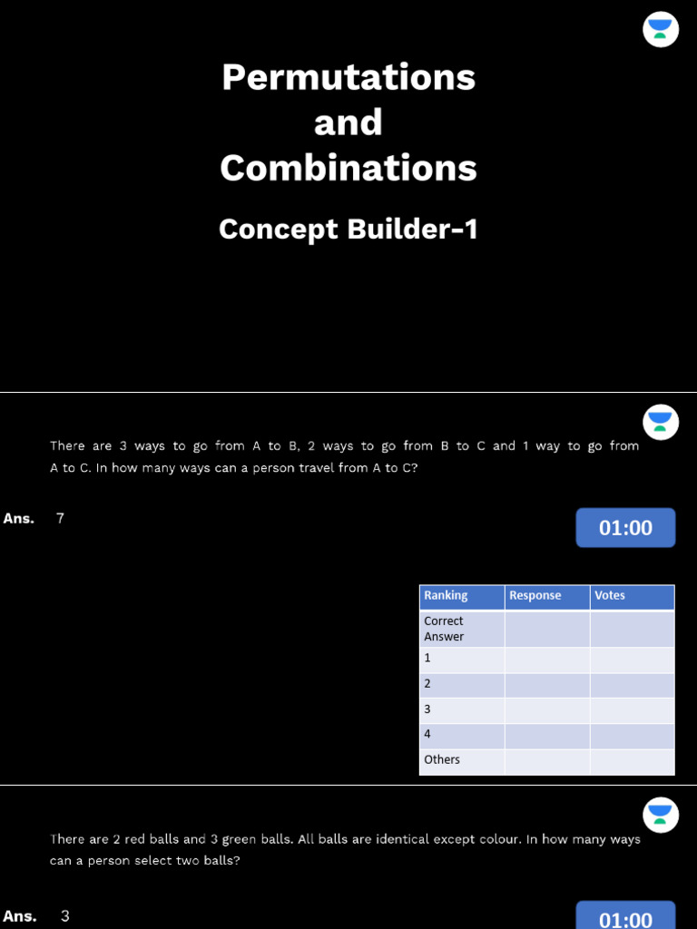 Permutations and Combinations | PDF