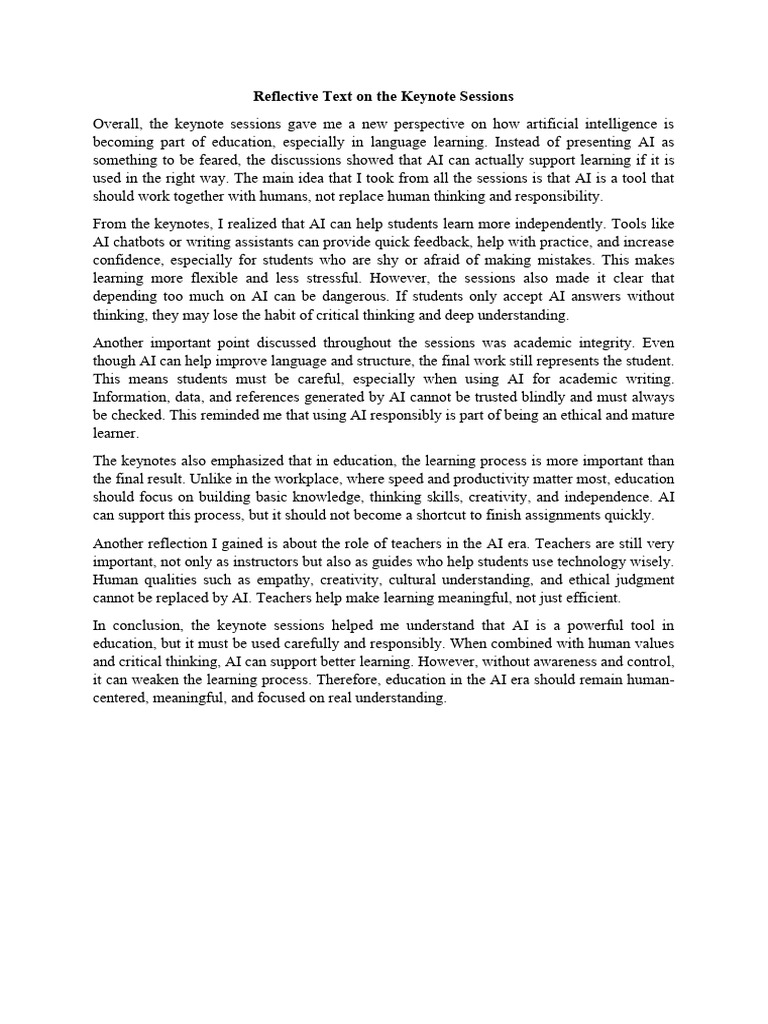 Reflective Text Asia Call | PDF | Artificial Intelligence ...