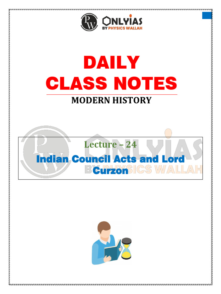 Modern History 24 - Daily Class Notes - UPSC Prahar (Hinglish) | PDF ...