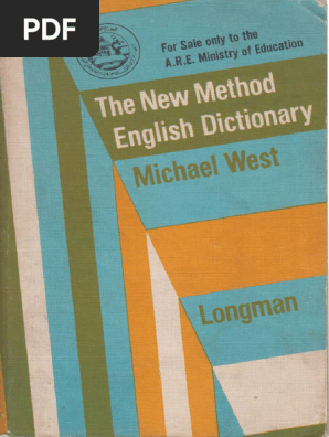 The New Method English Dictionary - Michael West | PDF | Stress