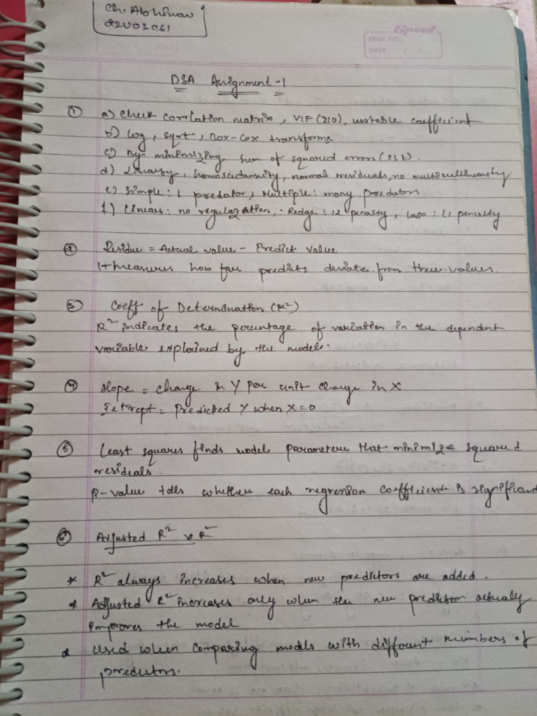 DSA Assignment 1 22U03061 | PDF