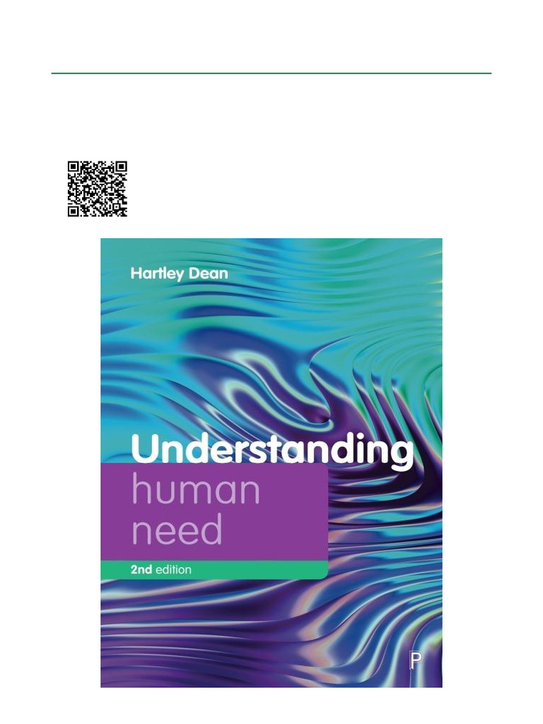 Understanding Human Need 2nd Edition ISBN 9781447341987, 1447341988 ...