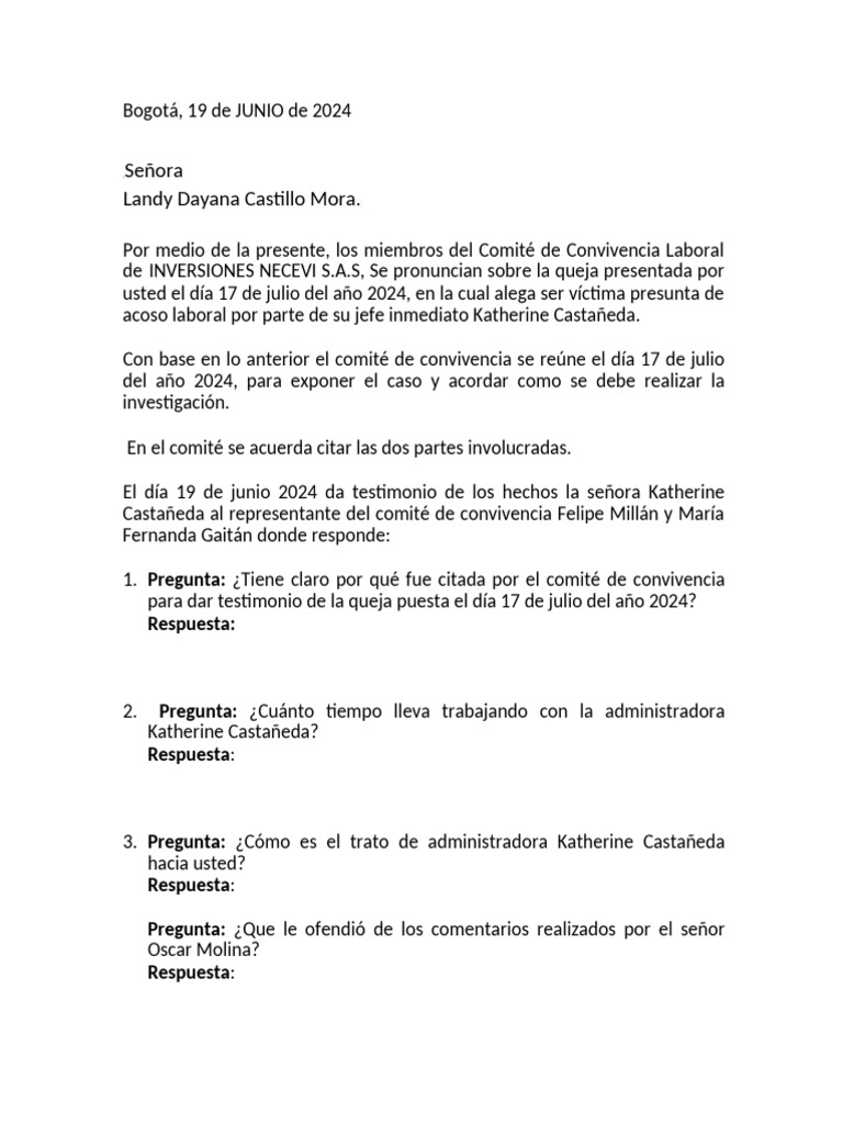 Preguntas Landy Dayana Castillo Mora. | PDF