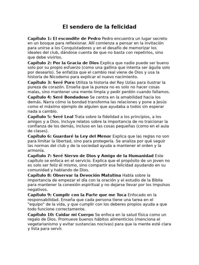 El Sendero de La Felicidad | PDF | Felicidad | Dios