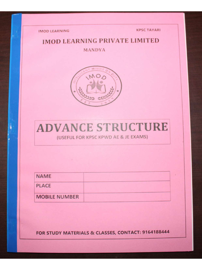 Advance Structure - Samples - Imod Learning | PDF