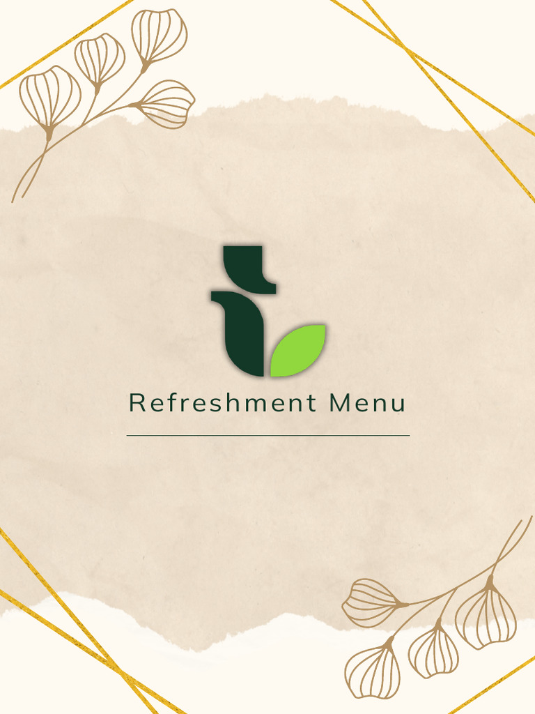 Refreshment Menu NEW_572e00b5 8fb9 4fd1 b68c 34ad13a7408b | PDF | Drink ...