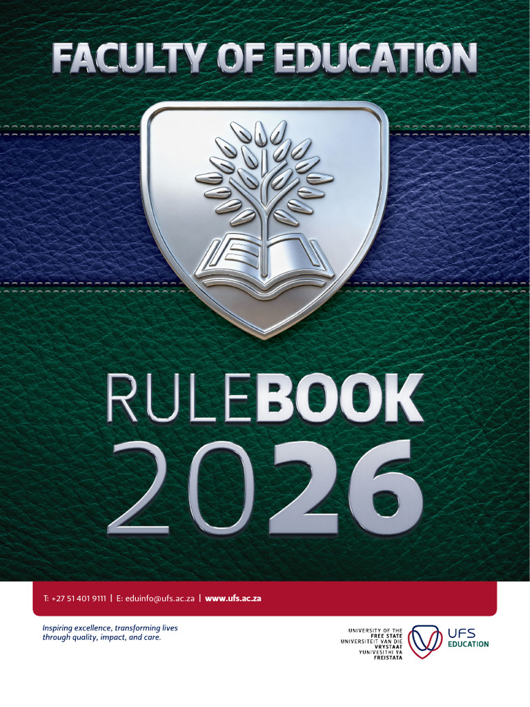 Final Education 2026 Rulebook Nov 2025 | PDF | Academic Degree ...