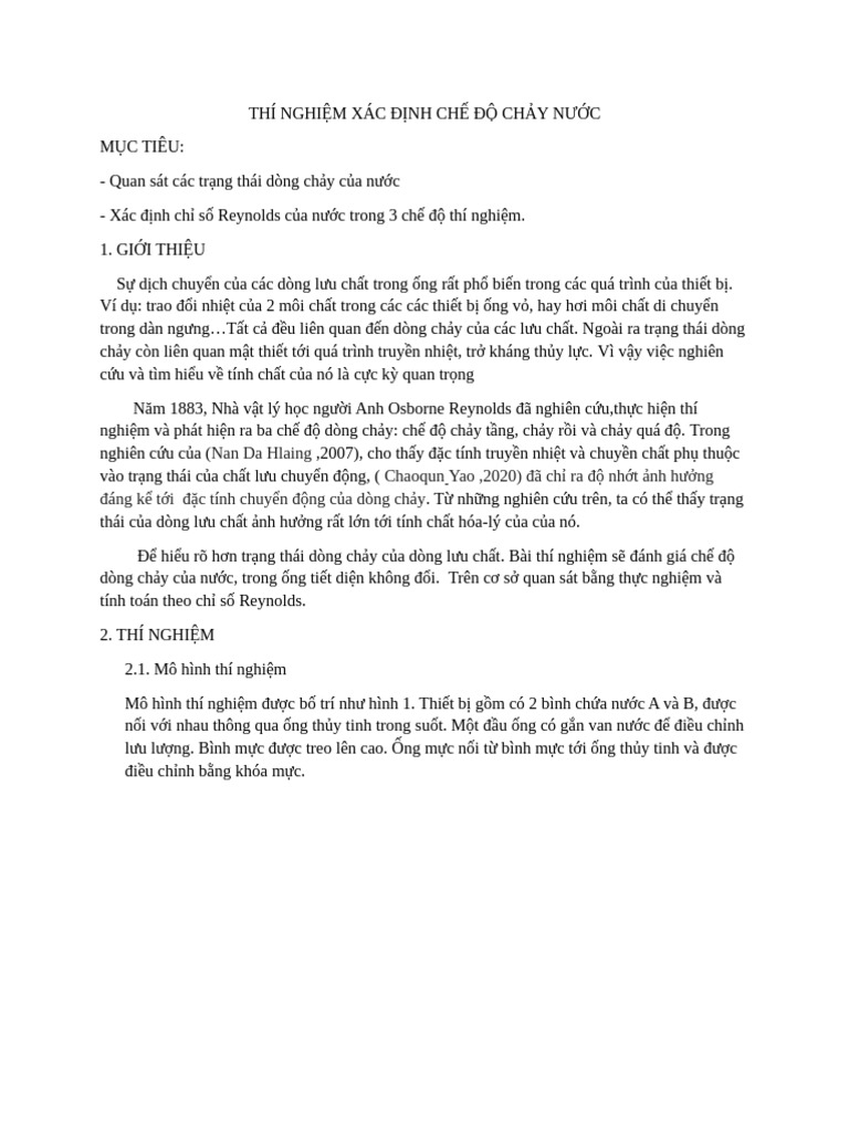 Bao Cao Thi Nghiem Technical Writing NHD Bansua | PDF